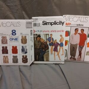 BNNU Set Of 3 Menswear Patterns